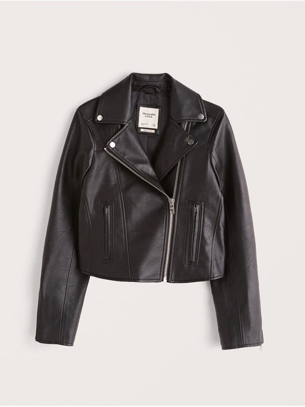Abercrombie & Fitch Vegan Leather Jacket